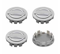 PANGUYN 4 Pcs Tapas Centro Tapacubos para Nissan 54mm Quest 2007-2017, Tapas para Llantas Juego de Tapacubos Tapas de Rueda de Centro Centrales Llantas,Silver