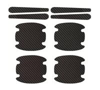 PANGUYN 8 Piezas Adhesivo de Fibra de Carbono Manija de Puerta de Coche para Toyota Proace City 2020-2027 Van, Coche Protege El Manillar contra Rasguños