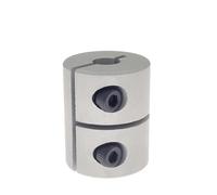 Pangyoo 1 Uds. Acoplamiento de abrazadera for impresora 3D D20 L25 acoplador de eje rígido 3mm 5mm 6,35mm 10mm conector de servomotor paso a paso de diámetro(4x4mm)