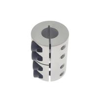 Pangyoo 1 Uds acoplamiento rígido D32 L45 servomotor paso a paso acoplador de eje 8mm 10mm 12mm 14mm 15mm 16mm máquina de grabado abrazadera CNC(10x14mm)