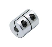 Pangyoo Acoplador rígido for impresora 3D, conector D20 L25, acoplamiento del eje del Motor, 8x10mm, 6x8mm, 5x8mm, tornillo de plomo, 1 ud.(6x8mm)