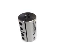 Pangyoo Acoplamiento de abrazadera for máquina de grabado, D25 L40, 5mm, 6mm, 6,35mm, 8mm, 10mm, 12mm, acoplador de eje rígido for servomotor paso a paso, 3 uds.(6x8mm)