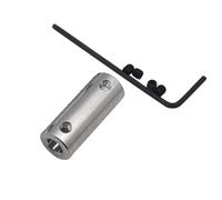 Pangyoo Acoplamiento de eje for modelo de barco de coche, 2mm, 2,3mm, 3,17mm, 4mm, 5mm, 6mm, manguito de conector de Motor, casquillo acoplador rígido, 1 Uds.(2mm x 4mm)