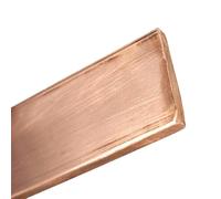 Pangyoo Barras planas de cobre de 80 mm, 100 mm a 500 mm, 4 mm, 5 mm, 6 mm, 8 mm, 10 mm, 12 mm, 15 mm, 20 mm, 25 mm y 30 mm de espesor.(10x25x200mm)