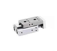 Pangyoo MXQ16 MXQ20 MXQ25 MXQ mesa deslizante de aire, carril de varilla doble, cilindro neumático de aire, carrera de 10-150mm(MXQ Bore 16mm,Stroke 125mm)