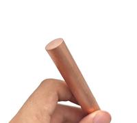 Pangyoo Varilla redonda de cobre for puntas de soldador, agujas de soldadura por puntos y aplicación de electrodos(14x500mm)