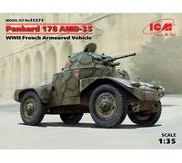 Panhard 178 Amd-35, WWII French Armoured Vehicle 1 :3 5 Plástico Modelo Kit Icm