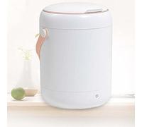 PanHuiWen Mini Lavadora Portatil con Centrifugado Centrifugadora Ropa Portatil 2.8L Función antibacteriana de luz Azul para el hogar, Hotel, Camping, Viajes de Negocios,White