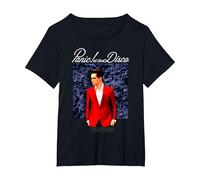 Panic! At The Disco - Camiseta de Pared Azul Camiseta, Mujer Tallas Grandes, Negro, 6XL Grande