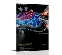 Panic! at The Disco Death of A Bachelor - Lienzo decorativo para pared, ideal para dormitorio, comedor y sala de estar. Hermosas obras de arte son un gran regalo para amigos. Estilo marco de 60 x 90