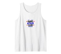 Panic Attack Club - Gráfico Minimalista irónico Camiseta sin Mangas