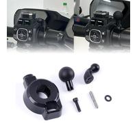 PANICAL Soporte izquierdo para teléfono móvil, navegación, GPS, soporte para taza de agua para Honda Goldwing GL1800 F6B DCT DOT 2018-2025 Motocicleta 17 mm TPU cabeza de bola universal 0.6 pulgadas 5