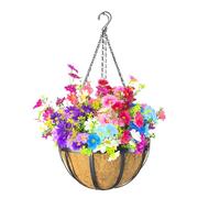 Panier À Plantes De 10 Pouces, Panier Suspendu De 12 Pouch, Support De Pot De Fleurs De 14 Pouces, Paneer Suspendu En Fil De Fer, Doublure De Plante Incluse, Paner Suspondu Pour Plantes, Décoration