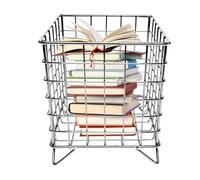 Panier de rangementen fil d'acier inoxydable, panier de rangementen méta e-fichiers en mét ti-humidité | Su de notes coll n acier i ydable antirouille