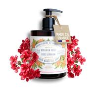 Panier des Sens - Jabon de manos liquido Geranio 500ml - Jabon de Marsella Hidratante - Jabones perfumados con Aceite de Oliva - Pieles Secas - Jabón francés