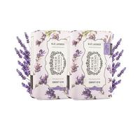 Panier des Sens - Jabón Sólido - Jabón de Manos y Cuerpo Lavanda Azul - Con Aceite de Karité - Cuidado Corporal para Mujeres y Hombres- Natural 97% de Ingredientes Naturales - 2x200g