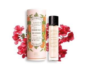 Panier des Sens Rose Geranium Eau de Toilette para mujer - intensa fragancia floral con geranio rosa de rosa y peonía - regalo del día de la madre - Perfume mujer - Cosmética natural vegana fabricada