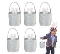 Panier D'oreille De Lapin | Paniers De Pâques Drôles D'oreille De Lapin Réutilisables | Panier De Lapin De Pâques Pour L'école Des, Fournitures De Fête À La Maison, Décorations Avec De Jolies