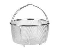Panier Vapeur Panier Vapeur en Métal Marmite Vapeur Panier Vapeur en Filet Panier Vapeur Poignée Panier Vapeur Panier Vapeur Instantané Maille pour Légumes Poignée Acier Poignées (Acero inoxidable 2)