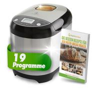 Panificadora NUTRI-BREAD-MAKER de acero inoxidable, 19 programas, 3 tamaños de pan