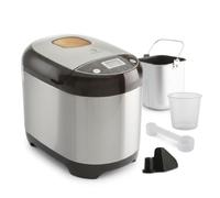 Panificadora Nutrilovers NUTRI-BREAD-MAKER de acero inoxidable con 19 programas, 3 niveles de tostado, temporizador y 3 tamaños de pan**
