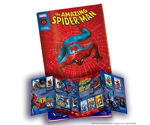 Panini 004378Álbum del 60 aniversario de Spiderman con tarjeta de clasificación (francés) [las pegatinas se venden por separado]