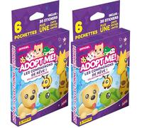 Panini Adopt ME on Roblox Blister 6 Fundas + 1 Tarjeta de edición Limitada, 004746KBF6 (Paquete de 2)