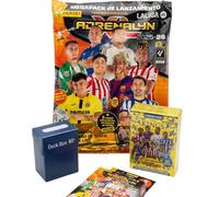 Panini Adrenalyn XL Laliga 2025-26, Megapack de Inicio, Dream Box Total Kings, Blíster con 8 Sobres y Deck Box de Regalo