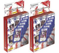 PANINI Basket NBA US 2024-2025 Blister 10 fundas + 1 regalo, rojo y multicolor (Paquete de 2)