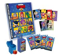 Panini Brawl Stars Temporada 2 Megapack de Colección, 81 Cartas con Archivador de 26 Páginas, 12 Sobres, 9 Cartas Exclusivas y Deckbox de Regalo