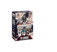 Panini - Caja de cartas coleccionables de fútbol de Rookies & Stars de la NFL, 2 exclusivos paralelos a cuadros rojos por caja Blaster