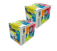 Panini Colección de pegatinas de la Copa Mundial de la FIFA para mujer 2023, 2 exhibiciones de 50 bolsas cada una