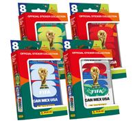 Panini Colección De Stickers Copa Mundial FIFA 2026 En Lata De Bolsillo Surtida