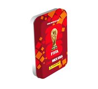 Panini Copa Mundial de la FIFA 2026 - Caja de metal con 8 fundas