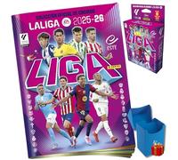 Panini Cromos Liga Este 25/26 - Packs con Diferentes Versiones del Producto y Regalo de Cajita para Cromos Surtidos - Cartas de Futbol (No Adrenalyn ni Eurocopa) (Album+8)