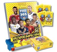 Panini FIFA 365 Adrenalyn 2026, Colección de Cartas, Pack Inicial con Archivador, Diferentes Versiones de Sobres, Deck Box de Regalo para repetidas (Premium+24)
