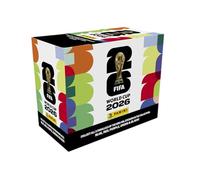 Panini FIFA World Cup 2026 - Caja de pegatinas de 25 paquetes de pegatinas, incluye inserciones paralelas de Amazon, colección oficial del torneo