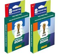 Panini - FIFA World Cup 2026 Cromos - Ecoblister 8 Sobres - Incluye 56 Cromos Mundial 2026 - Colección Oficial Panini (Paquete de 2)