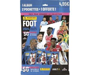 Panini Foot 2024-2025 Ligue 1 McDonald's Álbum + 2 Fundas + 1 Regalo (004842SPFGD)