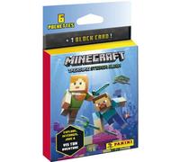 Panini France SA Minecraft - Blister de 6 fundas + 1 tarjeta de edición limitada