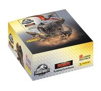 Panini Jurassic World 4 Trading Cards Game-Caja de 18 Fundas + 1 Tarjeta de edición Limitada (005257BOX18F)