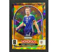 Panini Monopoly World Cup 2026 Abby Wambach United States Gold Cracked Ice SP Card No. 92