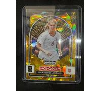 Panini Monopoly World Cup 2026 Brandi Chastain United States Gold Cracked Ice SP Card No. 89