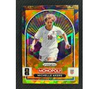 Panini Monopoly World Cup 2026 Michelle Akers United States Gold Cracked Ice SP Card No. 90