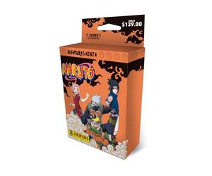 Panini Naruto Las aventuras de un Ninja Blister 7 fundas + 1 tarjeta edición limitada, 005103KBF7