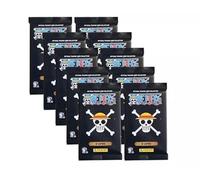 Panini One Piece 10 Booster Packs 25th Aniversary Trading Cards Flowpacks y BB-Toy-Trades Toploader