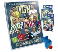 Panini Pack Cromos Megacracks 2025 2026 con Álbum y Sobres, (No Cromos Eurocopa 2024 ni Adrenalyn), Lamine Yamal, Regalo Caja para Repetidas - LaLiga Ea Sports Oficial (MegaCracks+16)