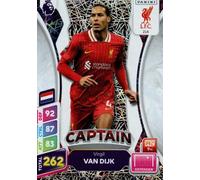 Panini Premier League Plus 2024 2025 Virgil van Dijk Captain Trading Card