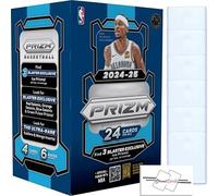 Panini Prizm Basketball NBA Blaster Box 2024-25 con 24 cartas coleccionables + 6 cargadores superiores + imán StreetCards