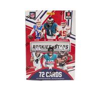 Panini Rookies & Stars Football 2025, paquete de 6 tarjetas coleccionables Hobby Blaster (1 tarjeta de autógrafo o recuerdo por caja)